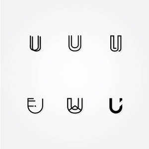 首字母 U 标志错字包