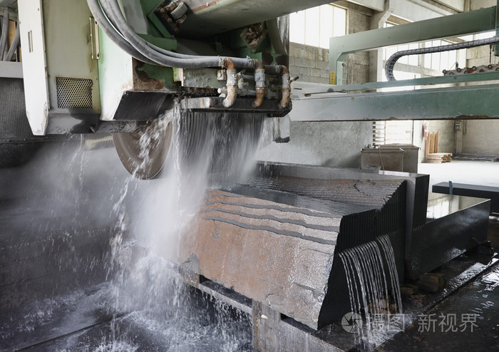 大理石的切割工厂