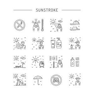 矢量图标 sunstrocke