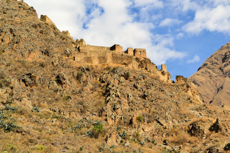 圣谷，坦，秘鲁的印加堡垒