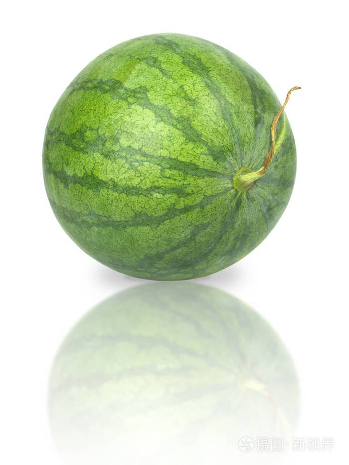 西瓜在白色背景上孤立