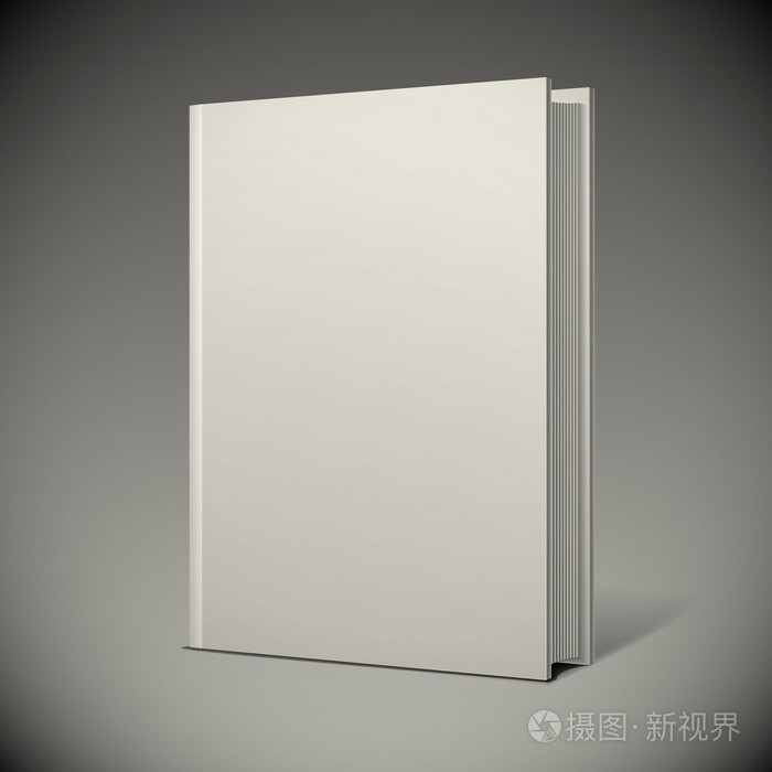 空白书的封面