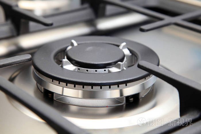 燃气灶的特写