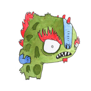 怪物字母表图片