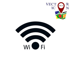 平的 WiFi 图标