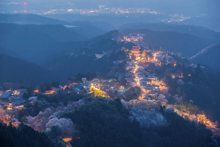 在奈良县山吉野