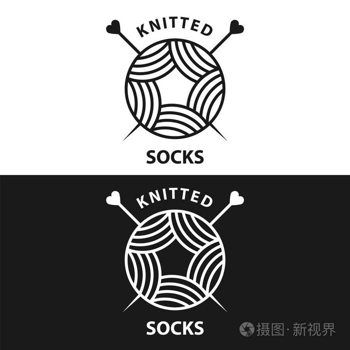 针织的服装标志