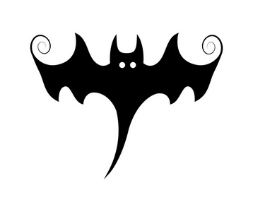 怪异的万圣节蝙蝠形状图片