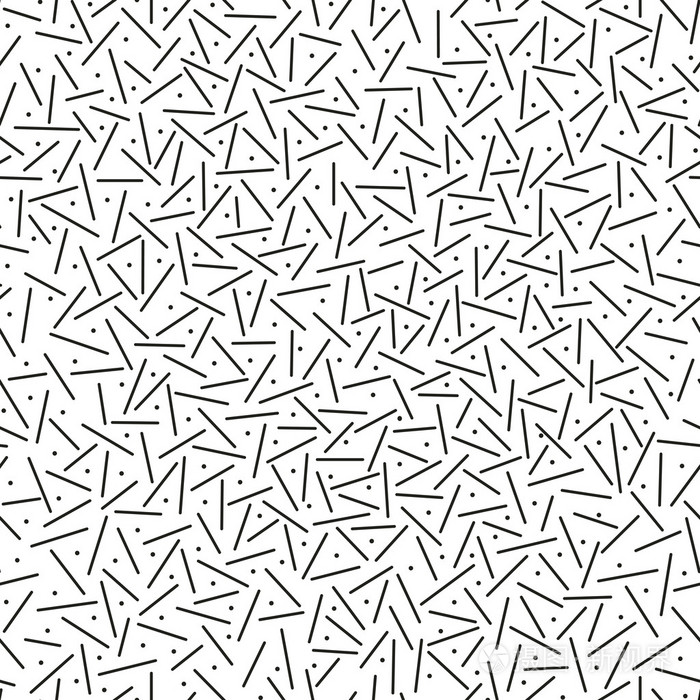 用直线和圆点的图案