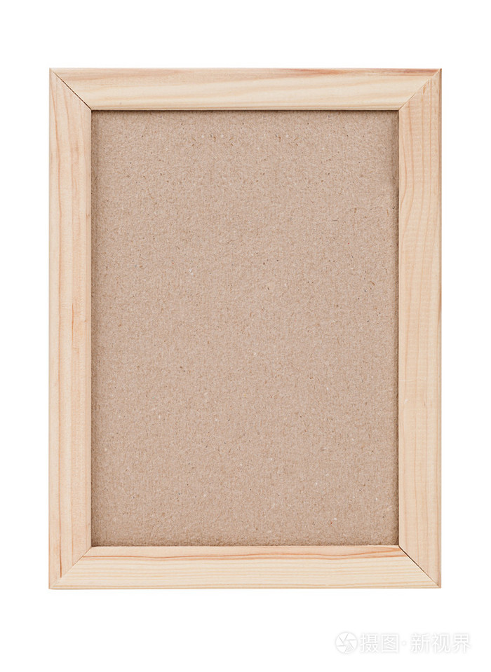 空白的木制框架