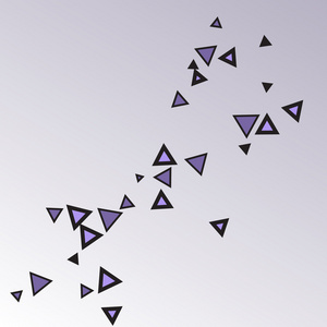 抽象背景紫色三角形