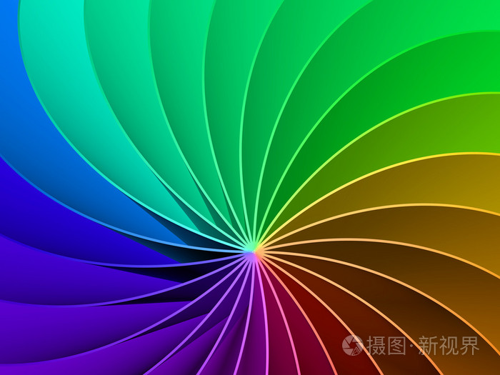 3d 彩虹光谱背景