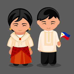 在国服的菲律宾人照片