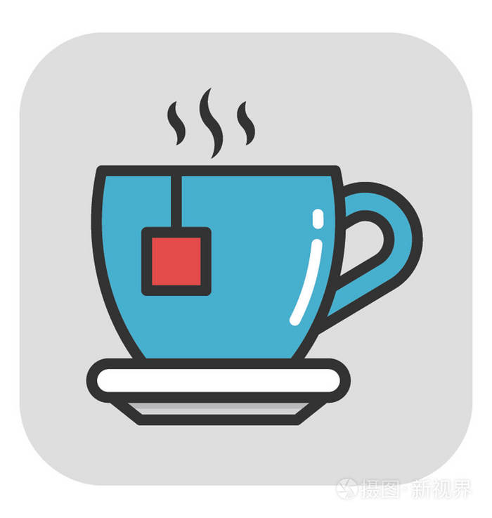 茶杯矢量图标