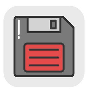 软盘的矢量图标照片