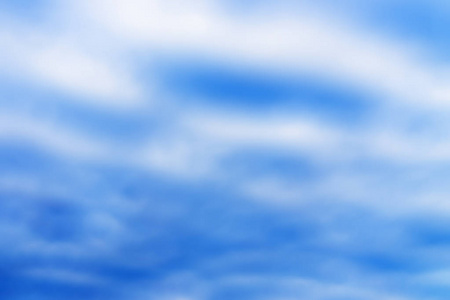 水平高的高空蓝色模糊的 cloudscape 背景