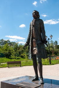 彼得全俄第一任皇帝的纪念碑