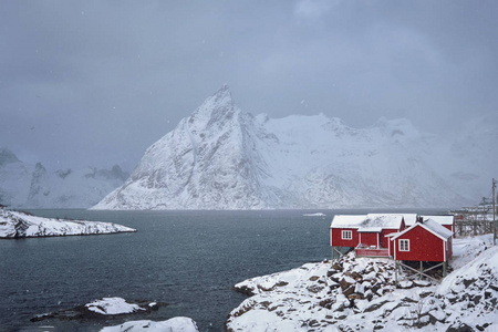 罗弗敦群岛，挪威 Hamnoy 渔村