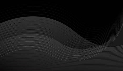 黑色和白色抽象波浪背景