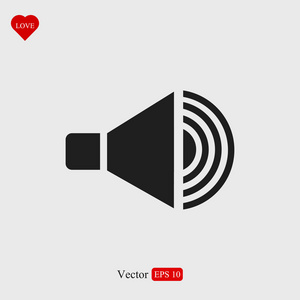 扬声器 web 图标