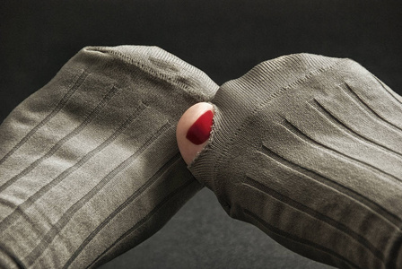 脚趾的袜子图片