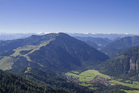Bayrischzell 在 Leitzach 谷