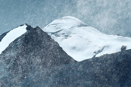 高山雪山, 风景如画的高山景观