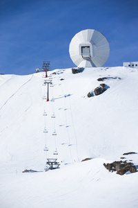 山上的无线电天文台