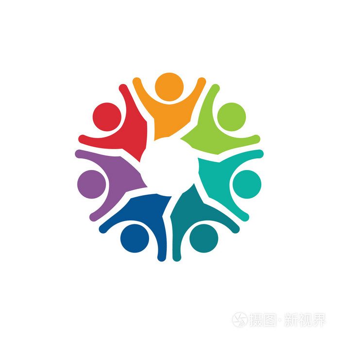 七人小组组徽logo设计图片