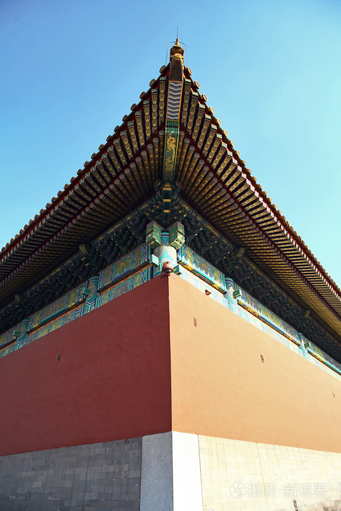 中国的屋顶上