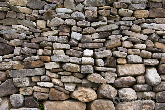 石头墙砌体纹理