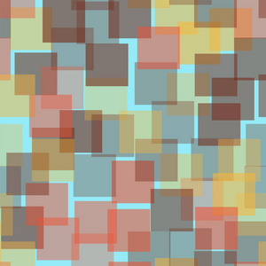 抽象方块图案蓝色几何背景美丽随机方格几何混沌