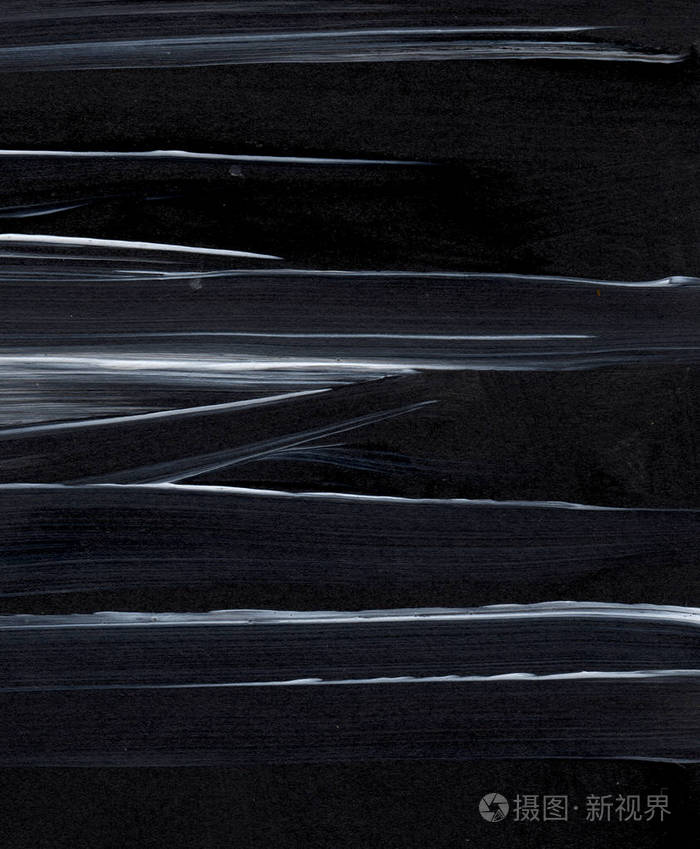 黑色和白色抽象手绘油画背景纹理.纹理的背景