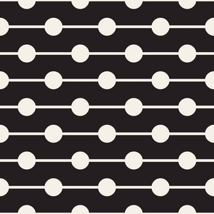 格子图案抽象几何线条。无缝矢量背景。黑色和白色简单重复纹理