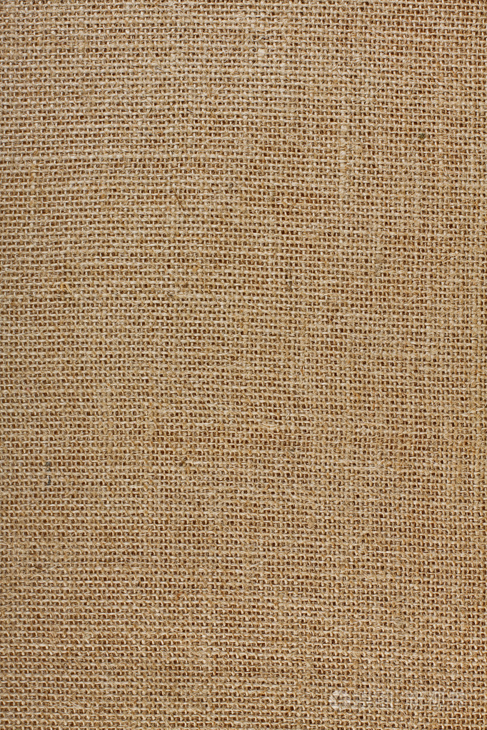 特写镜头的棕色带纹理的表面粗麻布纹理背景