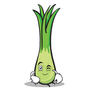 韭菜卡通图片