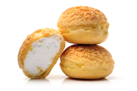 冰淇淋泡芙图片