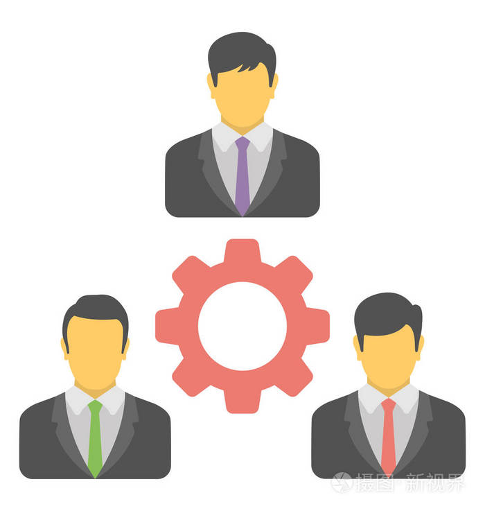业务管理矢量图标