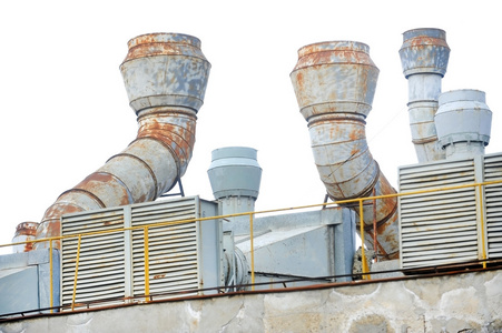 工厂排气管图片