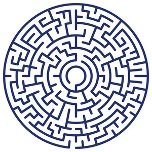 圆的迷宫图片