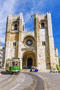 在里斯本，葡萄牙里斯本大教堂