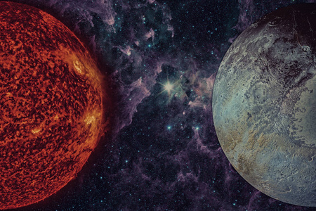 太阳能系统冥王星。它是一颗矮行星在柯伊伯带