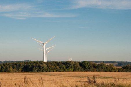 风车在丹麦风景园林艺术图片