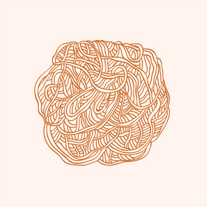 矢量面条图片