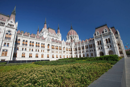 白天观的历史建筑的匈牙利议会，又名