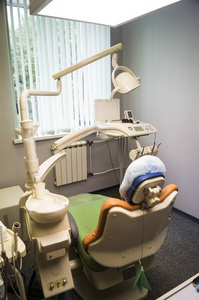 牙科椅和内部诊所的医疗设备