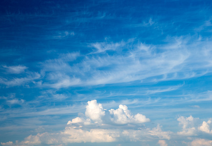 蓝蓝的天空