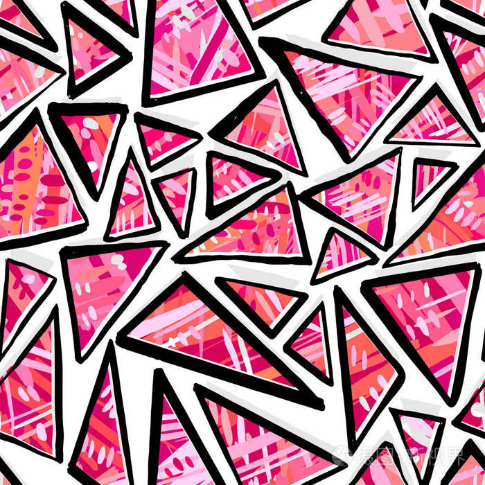 无缝纺织涂鸦花纹grunge纹理