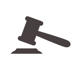 帽子在卡通风格矢量符号股票图 web 设置集合图标法律书籍图标法官