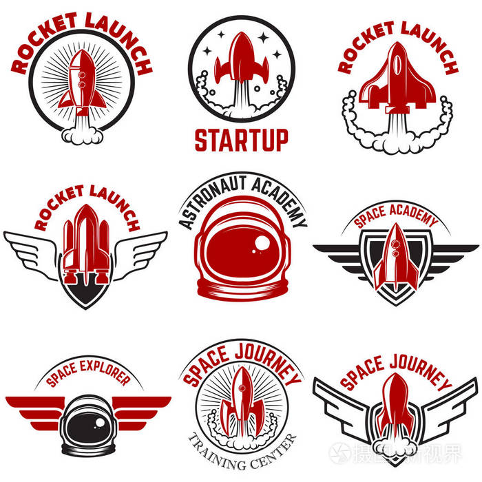 火箭发射,宇航员学院.设计元素